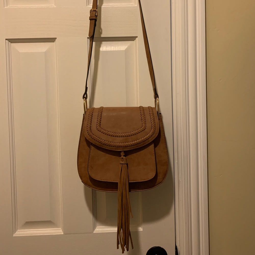 Brown Fringe Purse